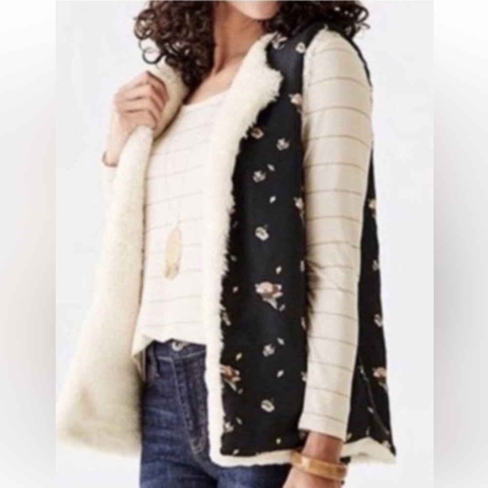 Matilda Jane Faux Fur Reversible Vest Jacket XL